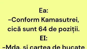 BANC | Cele 64 de poziții din Kamasutra