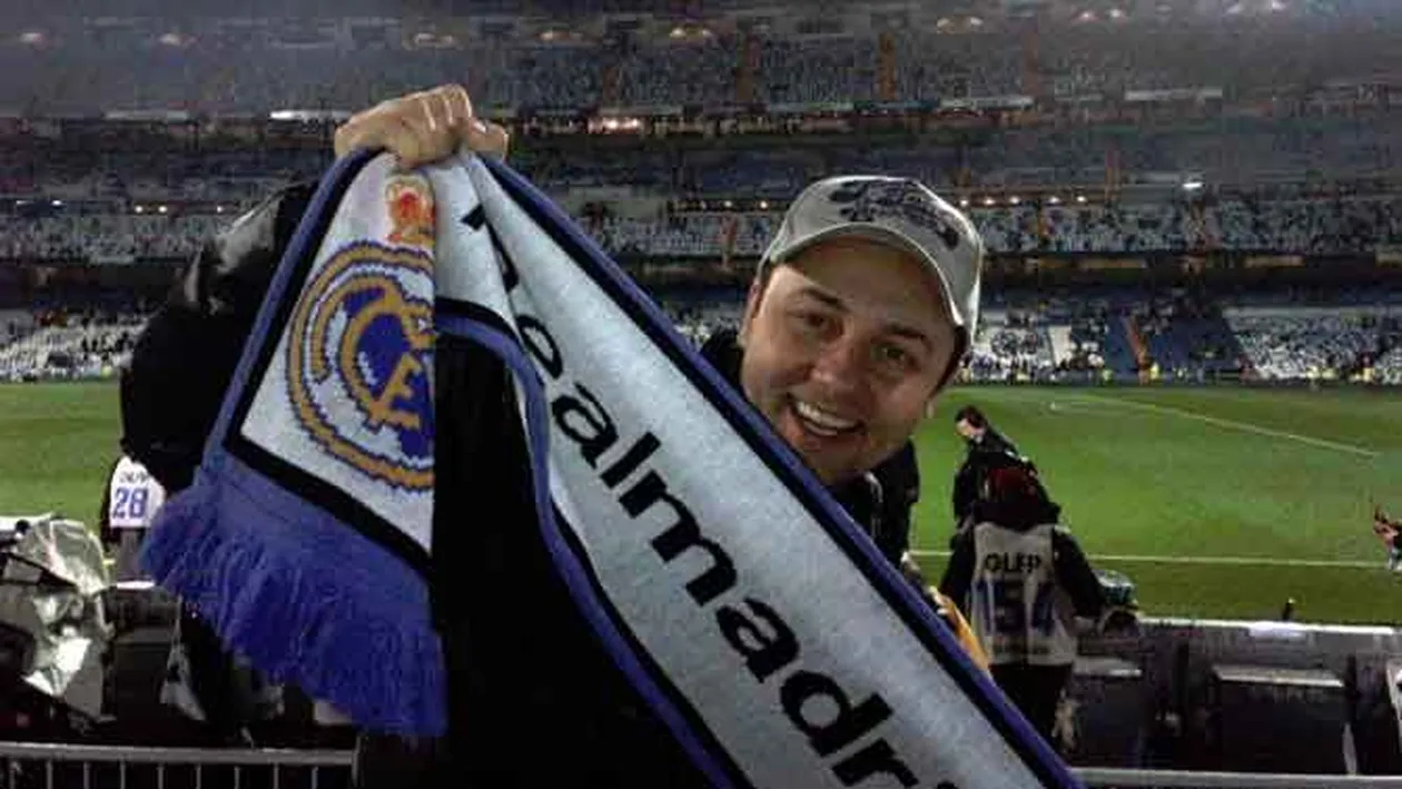 Maruta a primit de la Mos Craciun un bilet la Real Madrid- Barcelona! Uite ce entuziasmat era pe Santiago Bernabeu!