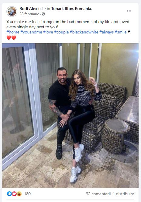 Alex Bodi și Daria Radionova își făcuseră planuri de nuntă, iar ea primise un superb inel cu diamante de la controversatul antreprenor © Facebook