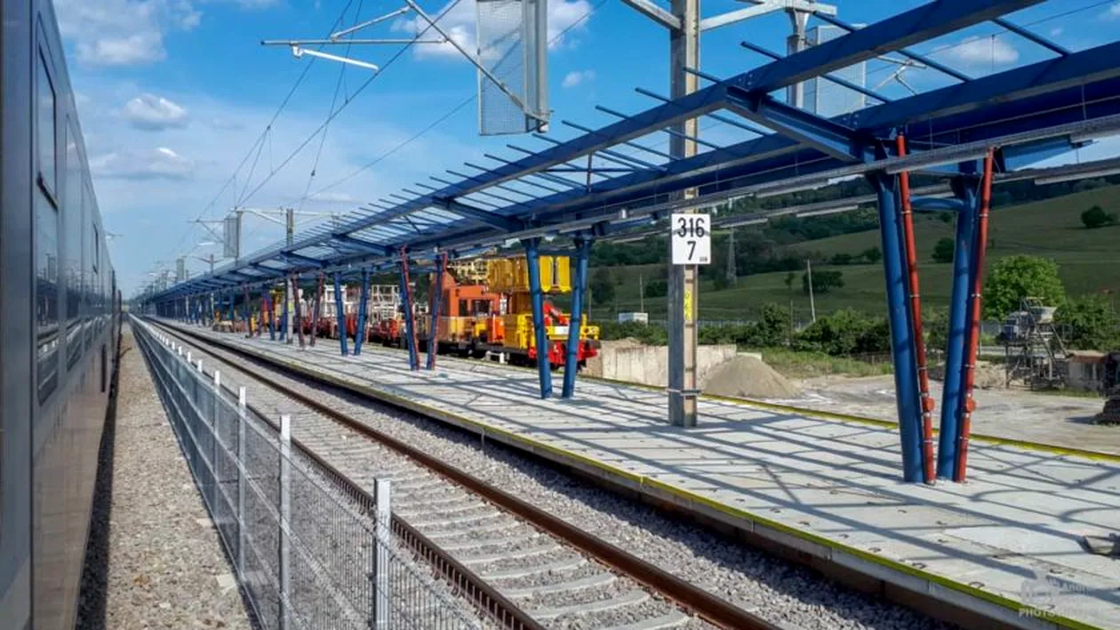 Tragedie pe o cale ferată la Mediaș! O femeie a fost lovită de tren și a murit pe loc