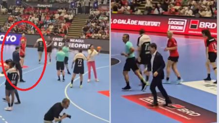 Ce a făcut Nicușor Dan la gala de retragere a Cristinei Neagu. Imaginile filmate au ajuns imediat pe internet