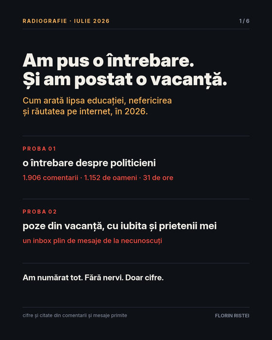 Florin Ristei le-a dat peste nas cârcotașilor! Ce le spune celor care îl critică: „Atât mi-a trebuit”