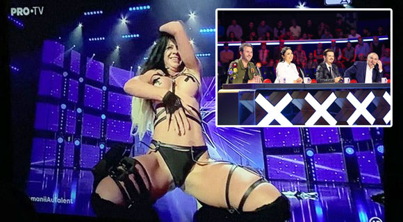 Alicia Bonita de la Romanii au talent, implicata intr-un scandal urias. S-a dezbracat la Antena 1