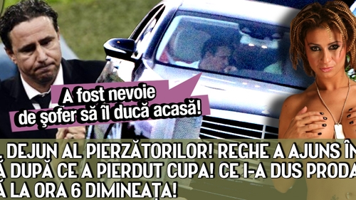 Micul dejun al pierzatorilor! Reghe a ajuns in zori acasa dupa ce a pierdut Cupa! Ce i-a dus Prodancai la ora 6 dimineata!