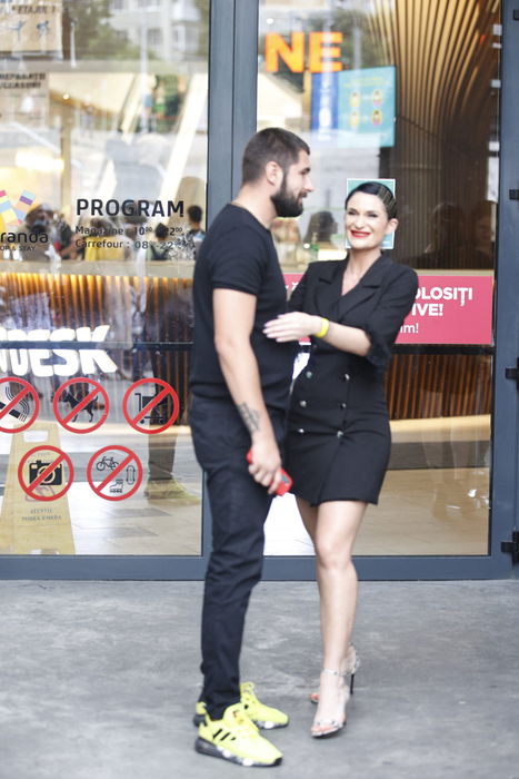 Cătălin Cazacu și Ramona, împreună la o prezentare de modă