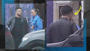 I-a ”lipit” pe buze un mini-pupic: În cuplul Bădălău & Bianca, ”intimitatea” durează sub o secundă!
