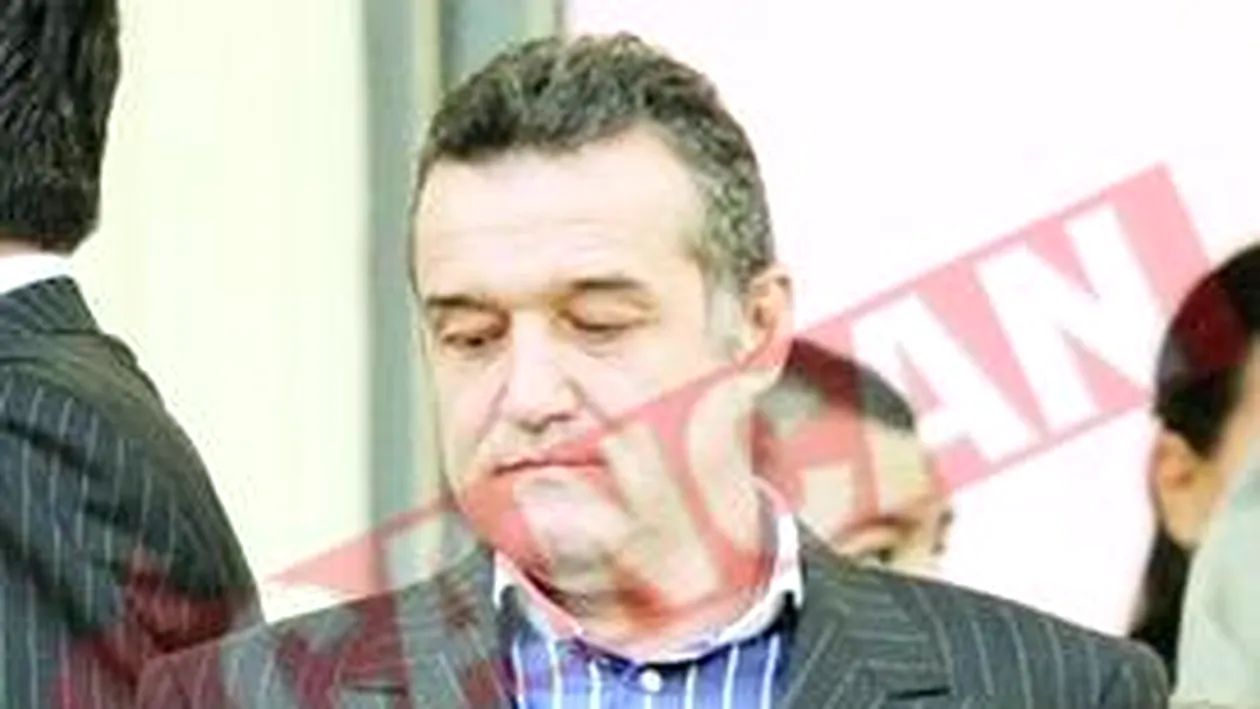 Becali a fost lucrat de fortele de ordine