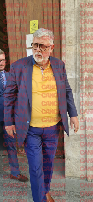 Gino Iordulescu, pe scările Curții de Apel București / Sursă foto: CANCAN.RO
