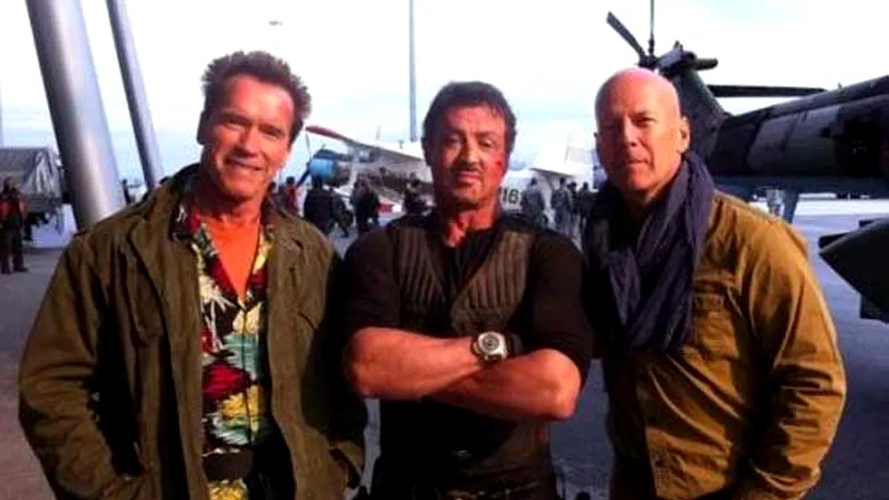 Arnold Schwarzenegger, Sylvester Stallone si Bruce Willis se intorc! Vezi aici cum mai arata vedetele!