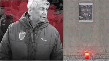 Suporterii, un ultim omagiu pentru ”Il Luce”. Au aprins candele în fața stadionului Rapid