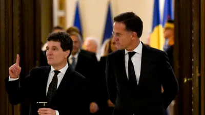 Nicușor Dan se întâlnește astăzi cu Mark Rutte la sediul NATO din Bruxelles