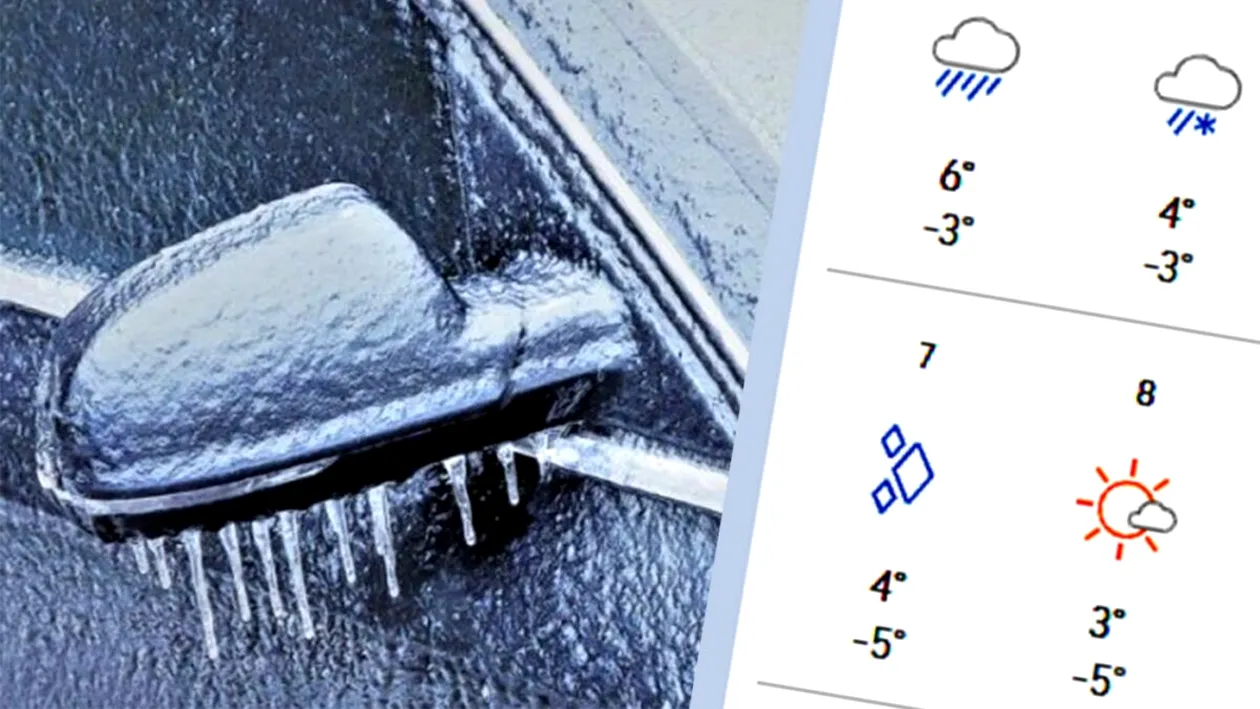 Ninsoare, ploaie cu gheață și ger crâncen în București. Ce ne așteaptă în decembrie 2025, potrivit meteorologilor Accuweather
