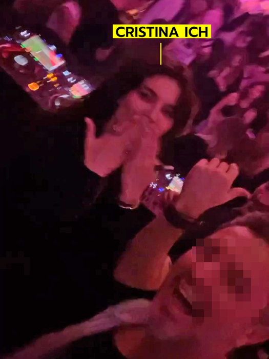 Cristina ICH se distra și ea, doar că la Nuba (Foto: CANCAN.RO)