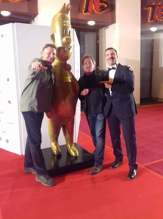 Kim (dreapta) la Premiile Gopo