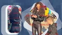 Alice Constantinică e pericol public! Au crăpat pantalonii pe ea, toți tăticii au uitat de copilași la locul de joacă