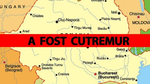 Cutremur puternic în România, la ora 06:08. Ce magnitudine a avut și în ce orașe s-a resimțit