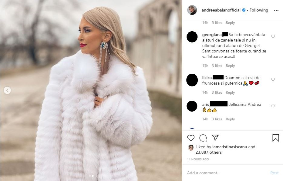 Andreea Bălan, reacție subliminală după ce George Burcea a fost prins acasă la alta: “Eu mereu…”