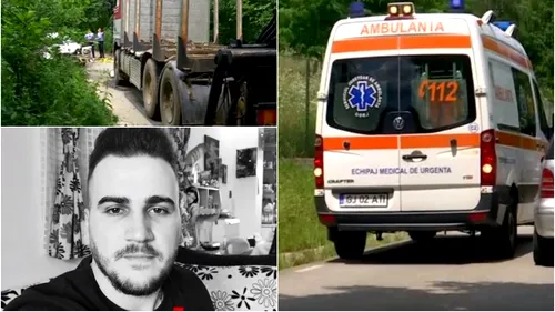 Destin crunt pentru Ionuț, un tânăr de 26 de ani din Gorj. S-a izbit cu mașina de un camion condus chiar de vărul lui: „N-a avut nicio șansă”