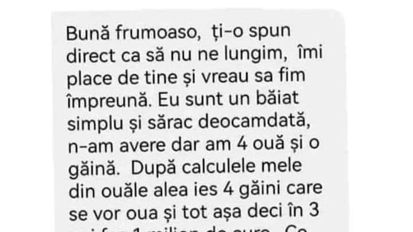 BANCUL ZILEI | "Bună, frumoaso, ți-o spun direct, ca să nu ne lungim"