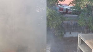 Incendiu lângă stadionul Dinamo! 8 mașini de pompieri acționează, prima reacție a Spitalului Floreasca