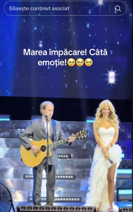 Andreea Bălan și tatăl ei s-au împăcat! Ce i-a mărturisit Săndel Bălan, în fața tuturor de la Sala Palatului