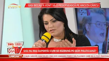 Sexy-politiciana, Ancuta Carcu, amenintata in stil mafiot de Giovani Becali:A incercat sa ma intimideze