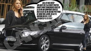 Conduce un Bentley de 150.000 E, dar asta n-o ajută în dragoste.  ”Bombo” Pastramă a rupt-o cu “Prinţesa telefoanelor”!