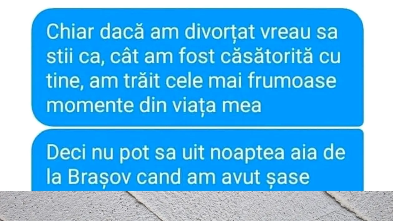 Bancul de luni | Cât am fost căsătorită cu tine, am trăit cele mai frumoase momente din viaţa mea