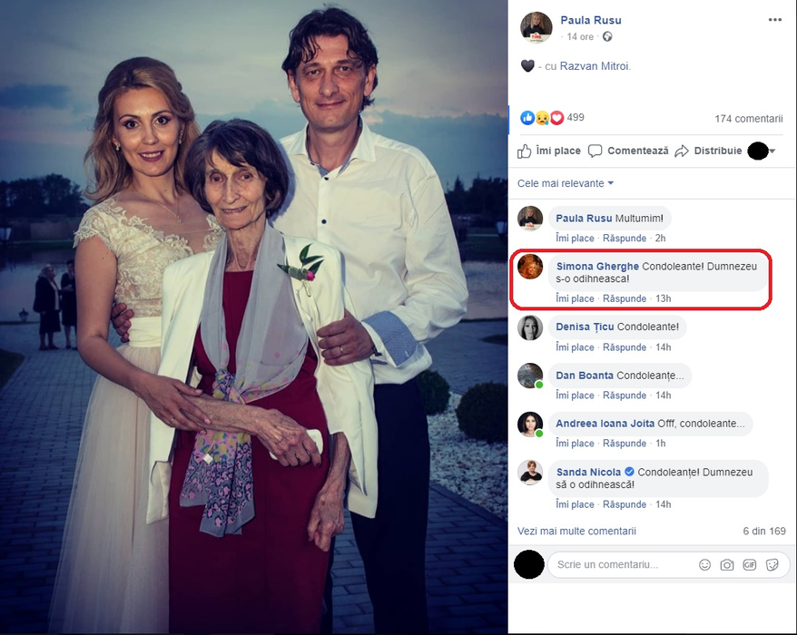 Simona Gherghe este în doliu. A ținut să se afle de la ea: A MURIT