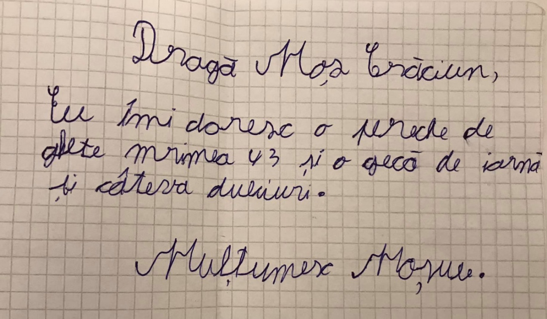 Emoționant! Ce își doresc copiii din satele sărace de la Moș Crăciun: „Niște dulciuri și ceva de mâncare”. FOTO