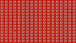 Test de inteligență | Găsiți numerele '37' și '73' care sunt inversate, în doar 15 secunde!