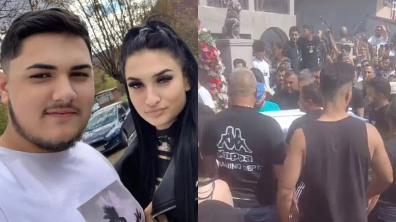 Sfâșietor! Mario și Florina, frații uciși în accident în Galați, au fost înmormântați