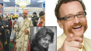 Actorul Ovidiu Cuncea a venit îmbrăcat în preot la înmormantarea lui Leo Iorga! E de nerecunoscut acum! EXCLUSIV