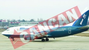 Cursele Blue Air, mutate pe aeroportul Otopeni