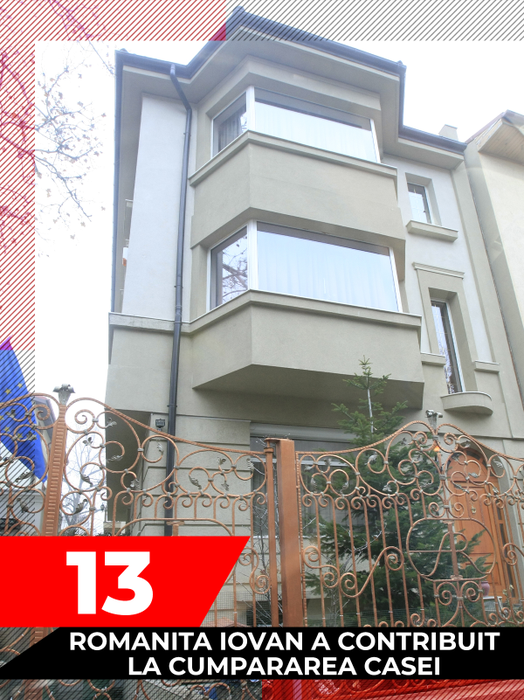 Casa cumpărată de Irinel Columbeanu, ajutat fiind de Romanița Iovan