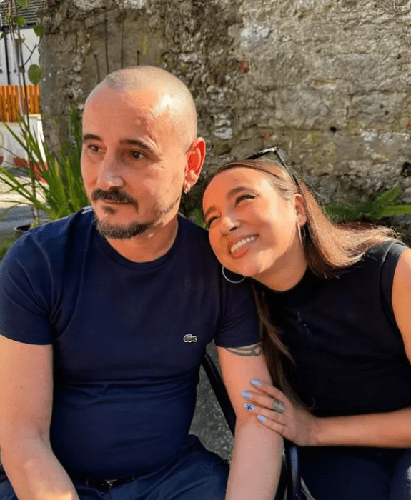 Maya Sorian și tatăl ei. Sursa foto: Instagram
