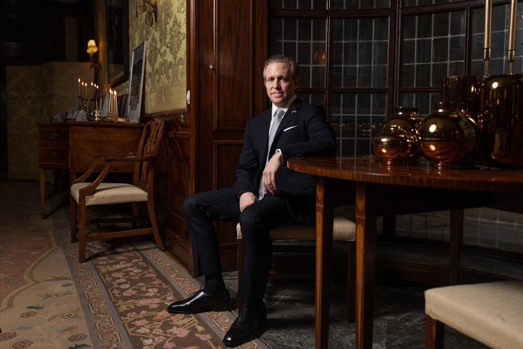 Ken Howery în 2020 pe cand era ambasador SUA în Suedia. Foto: Profimedia