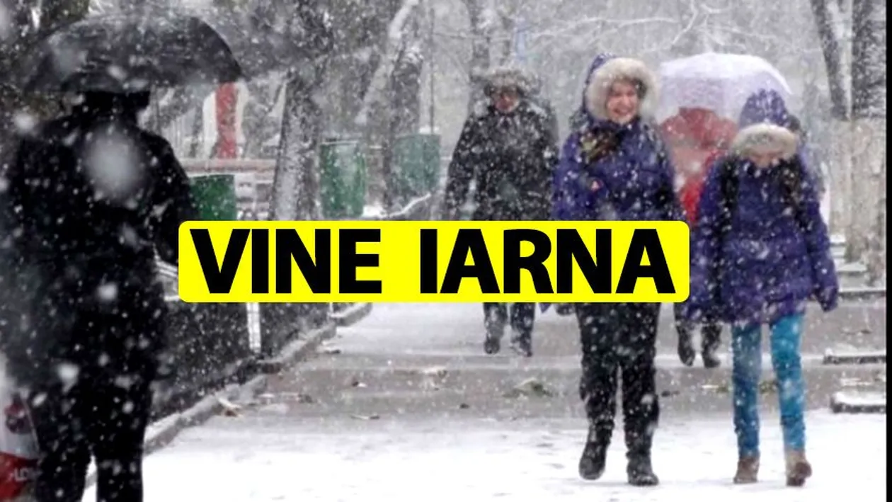ANM a modificat prognoza! Vine iarna în România