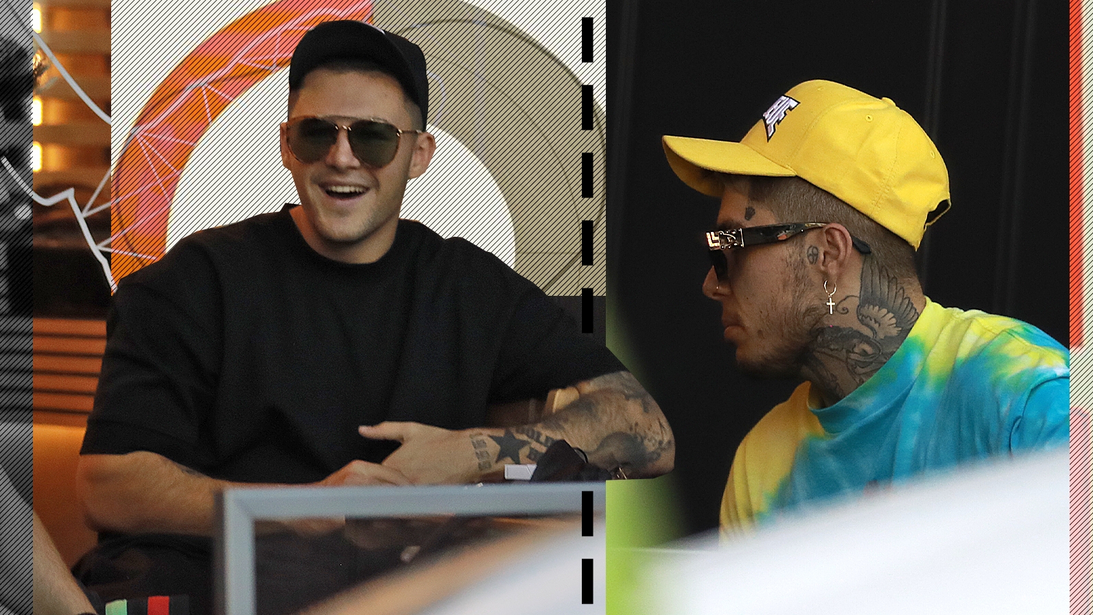 Lino Golden și Mario sunt mai „Fresh” ca niciodată! I-am prins „la o bârfă” în fața frizeriei, în cartierul bogaților