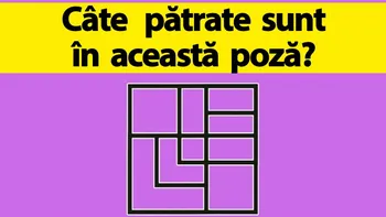 TEST IQ | Câte pătrate sunt în această imagine, în total?