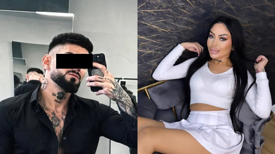 Valentina, tânăra ucisă, și iubitul ei, Vlad