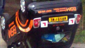 A intors masina cu fundul in sus din a doua lectie de sofat