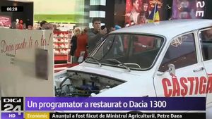A investit într-o Dacie 1300 suma de 10.000 Euro şi vrea să o transforme în ”vehicul istoric”. Cum a reuşit un IT-ist să readucă ”rabla” la viaţă!