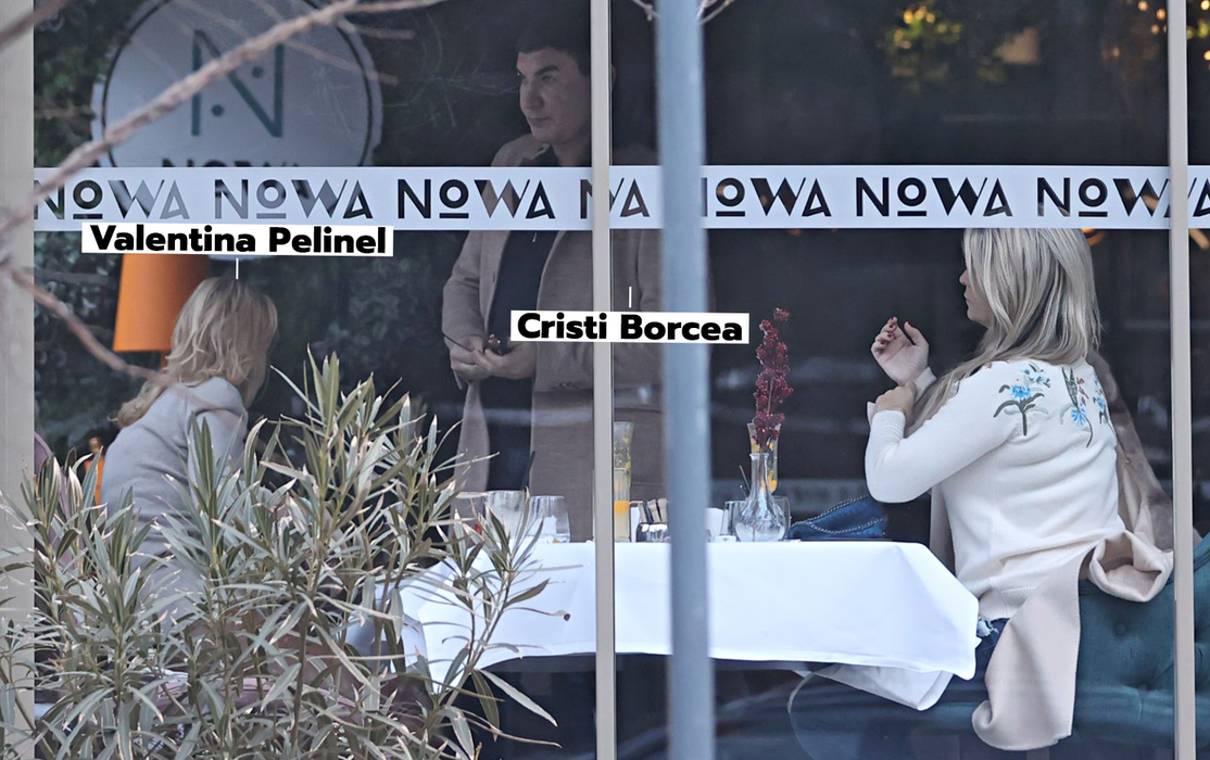 Borcea, Pelinel și amica lor, relaxați la Nowa (SURSA FOTO: CANCAN.RO)