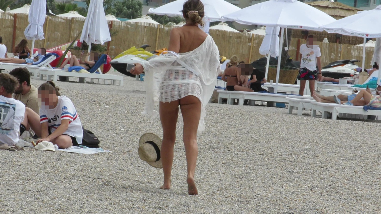 Denisa Nechifor, probleme cu rafalele de vânt la Mamaia