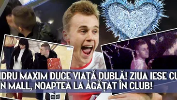 Alexandru Maxim duce viata dubla! Ziua iese cu iubita in mall, noaptea la agatat in club!