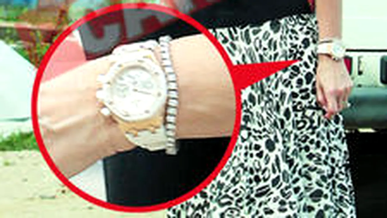 Miorita Videanu poarta pe mana un ceas de 40.000 $