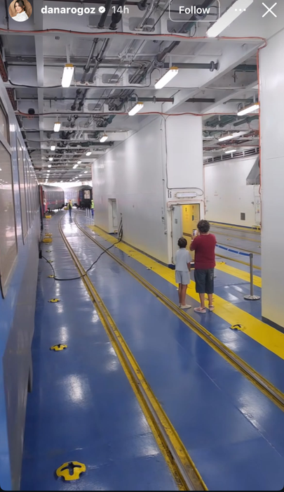 Experiență de neuitat pentru Dana Rogoz în Italia. A trecut marea cu trenul
