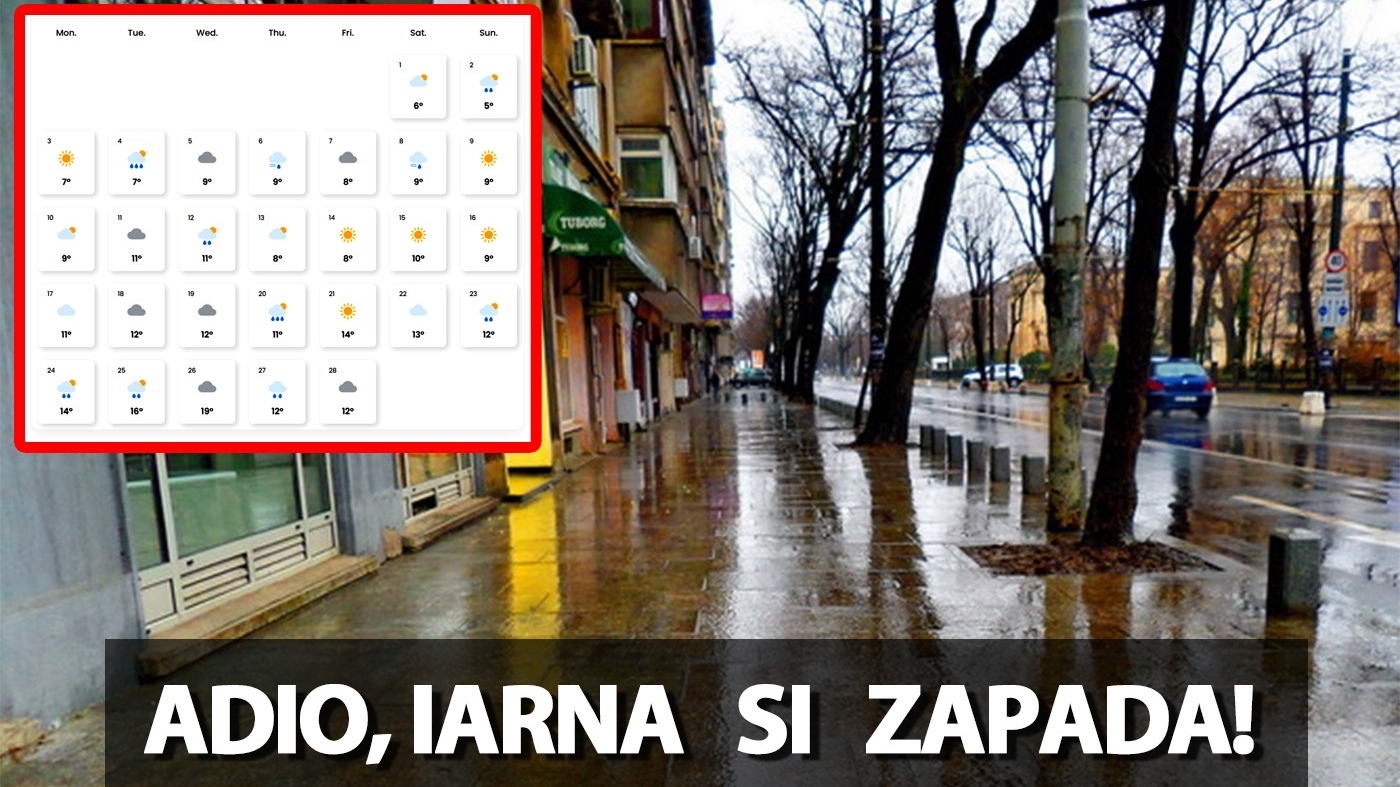 Adio, iarnă în România! Meteorologii EaseWeather anunță o iarnă fără zăpadă în România
