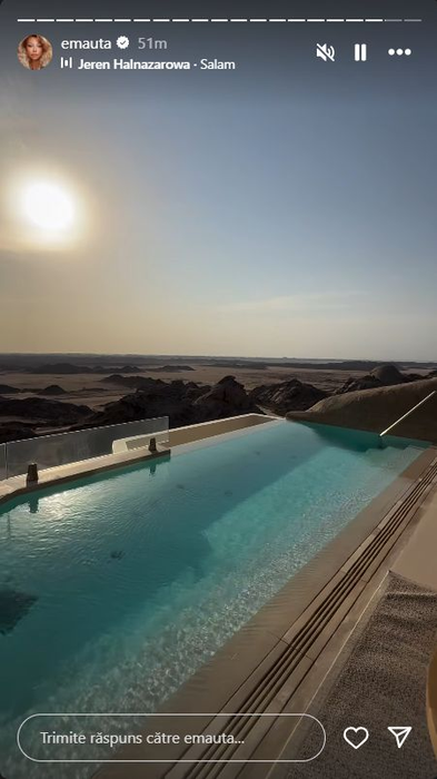 Ema Uta a oficializat relația cu Andrei Barbu în online! L-a serbat în cele mai scumpe resorturi din Arabia Saudită